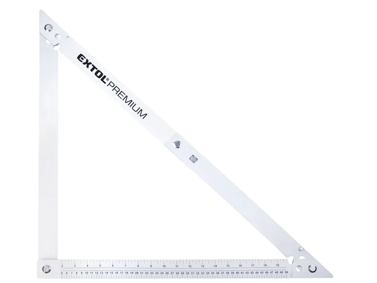 EXTOL PREMIUM Úhelník stavařský skládací, 600mm, hliníkový 8825109