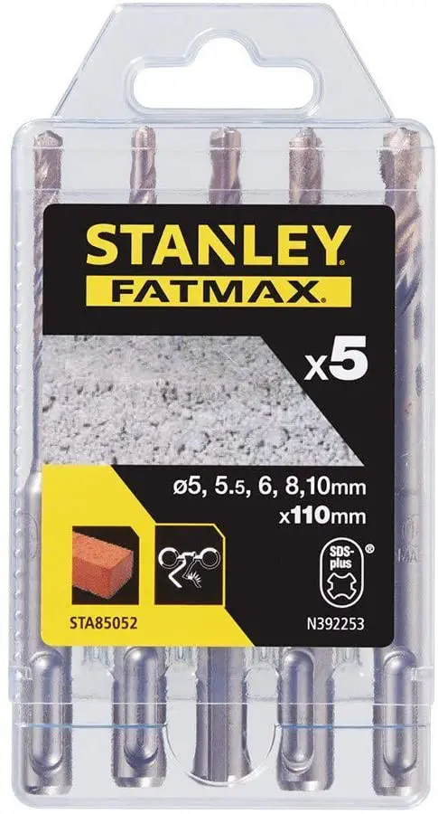 Stanley - 5dílná sada vrtáků do betonu SDS Plus STA85052-XJ