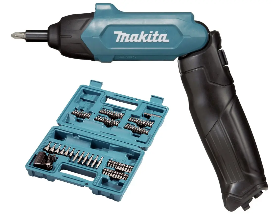 Makita - 3,6V AKU vrtací šroubovák s příslušenstvím, nabíječka DF001DW