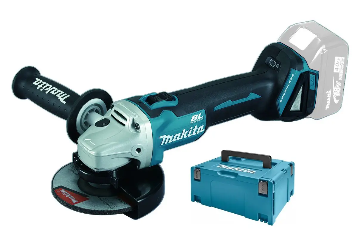 MAKITA DGA506ZJ aku úhlová bruska 125mm Li-ion LXT 18V, Makpac, bez aku Z