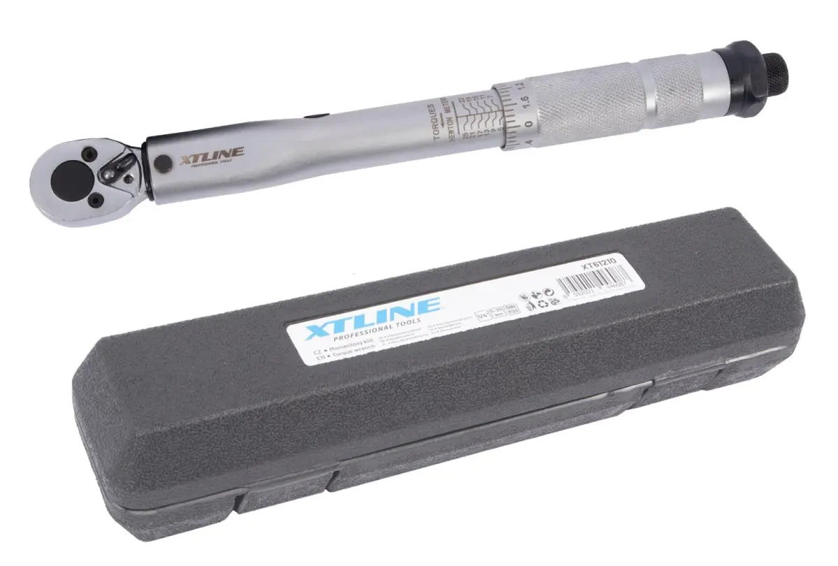XTline XT61210 momentový klíč 5-25Nm 1/4"