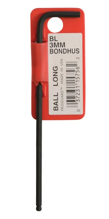 BONDHUS 15756 L-klíč imbus 3,0mm s kuličkou