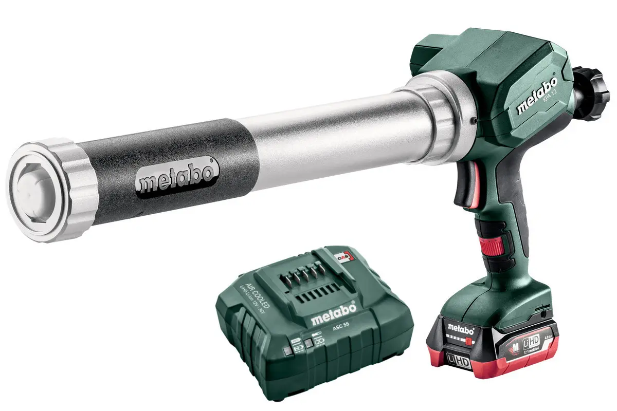 METABO KPA 12 600 aku kartušovací pistole 12V 1x4Ah LiHD + nabíječka, 601218800