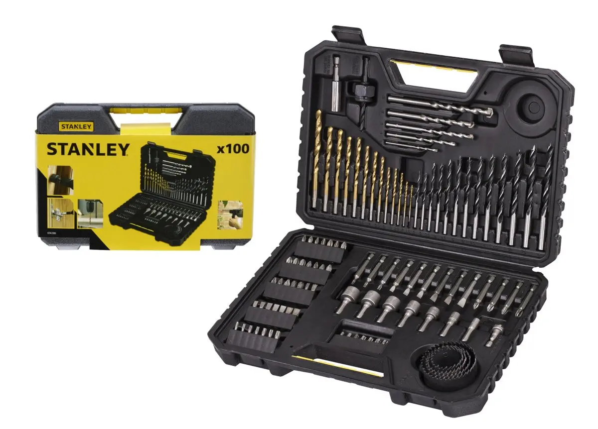 Stanley - 100dílná sada bitů a vrtáků STA7205-XJ