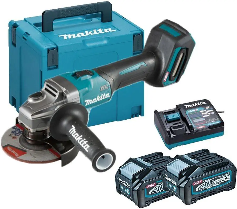 MAKITA GA005GM201 aku úhlová bruska 125mm Li-ion XGT 40V/4,0Ah,Makpac