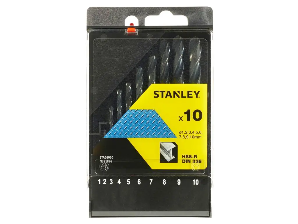 Stanley - 10dílná sada vrtáků do kovu STA56030-QZ