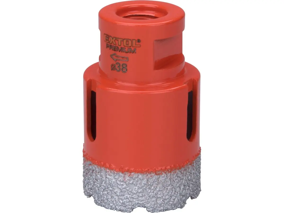 EXTOL PREMIUM 8801869 diamantová vykružovací korunka pr.38mm M14