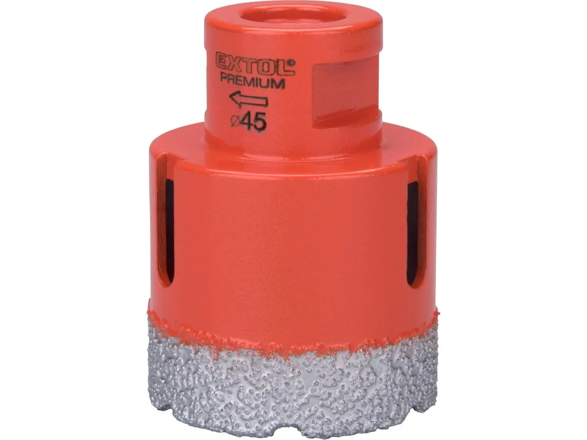 EXTOL PREMIUM 8801871 diamantová vykružovací korunka pr.45mm M14