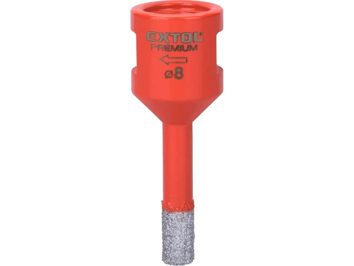 EXTOL PREMIUM 8801860 diamantová vykružovací korunka pr.8mm M14