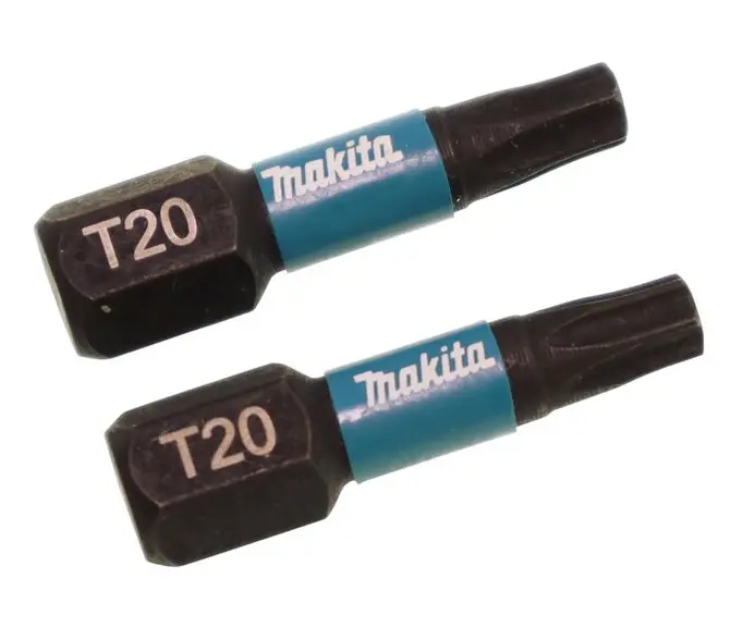 MAKITA B-63672 torzní bit 1/4" Impact Black T20, 25mm 2 ks