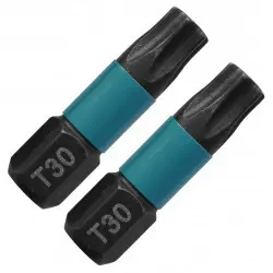 MAKITA B-63694 torzní bit 1/4" Impact Black T30, 25mm 2 ks