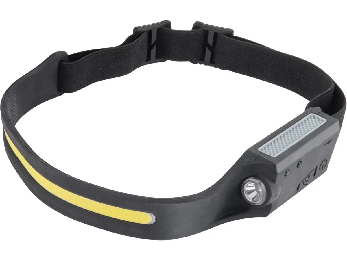 EXTOL LIGHT 43186 čelovka s IR čidlem 350lm, USB nabíjení, COB, XPE LED