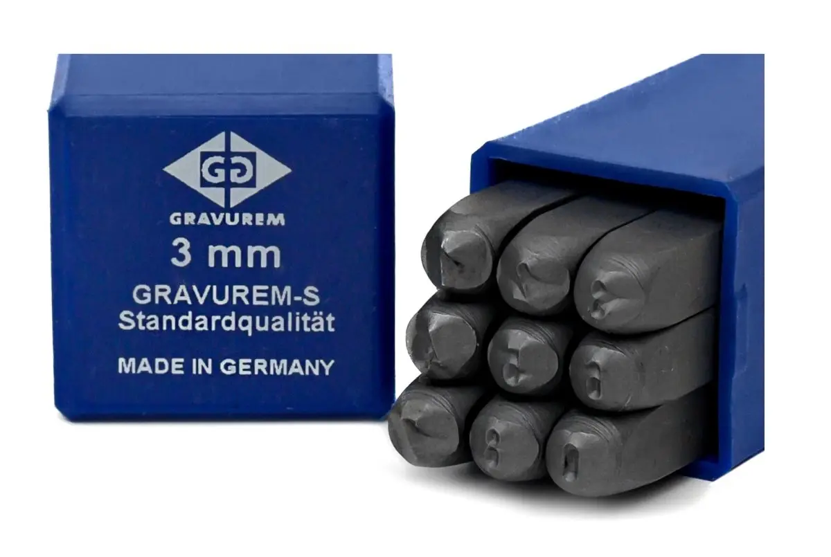 BETA razidla ČÍSLICE  3mm GRAVUREM-S