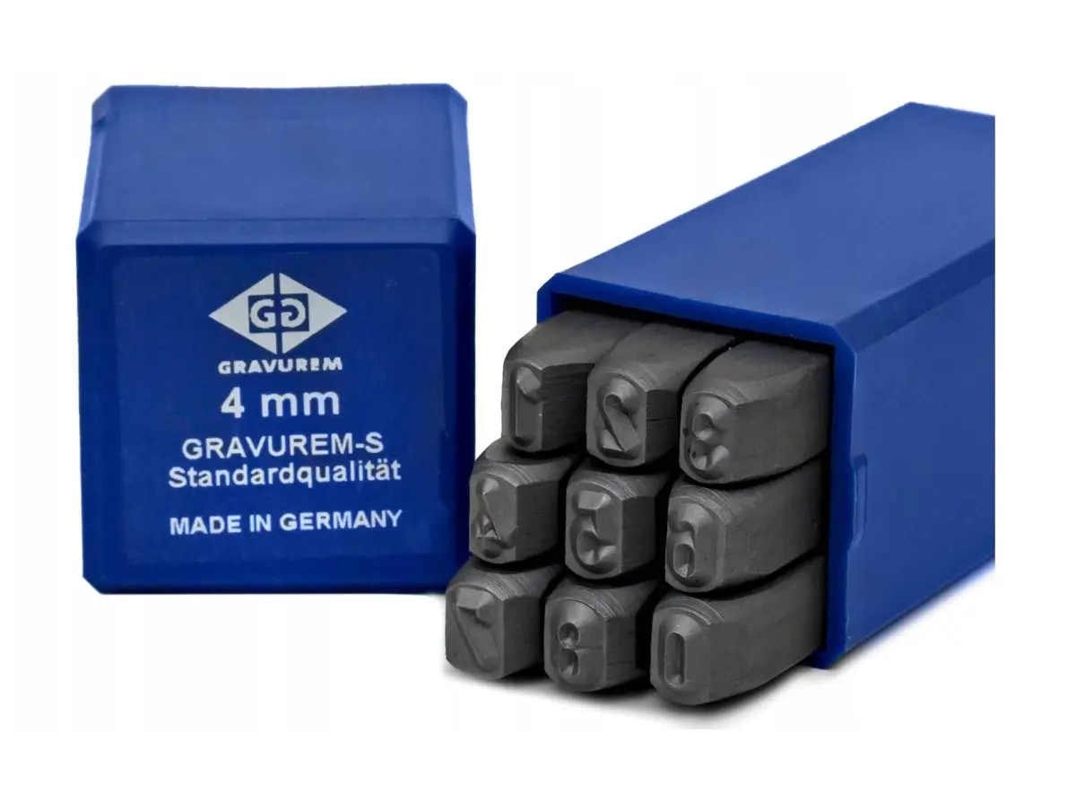 BETA razidla ČÍSLICE  4mm GRAVUREM-S