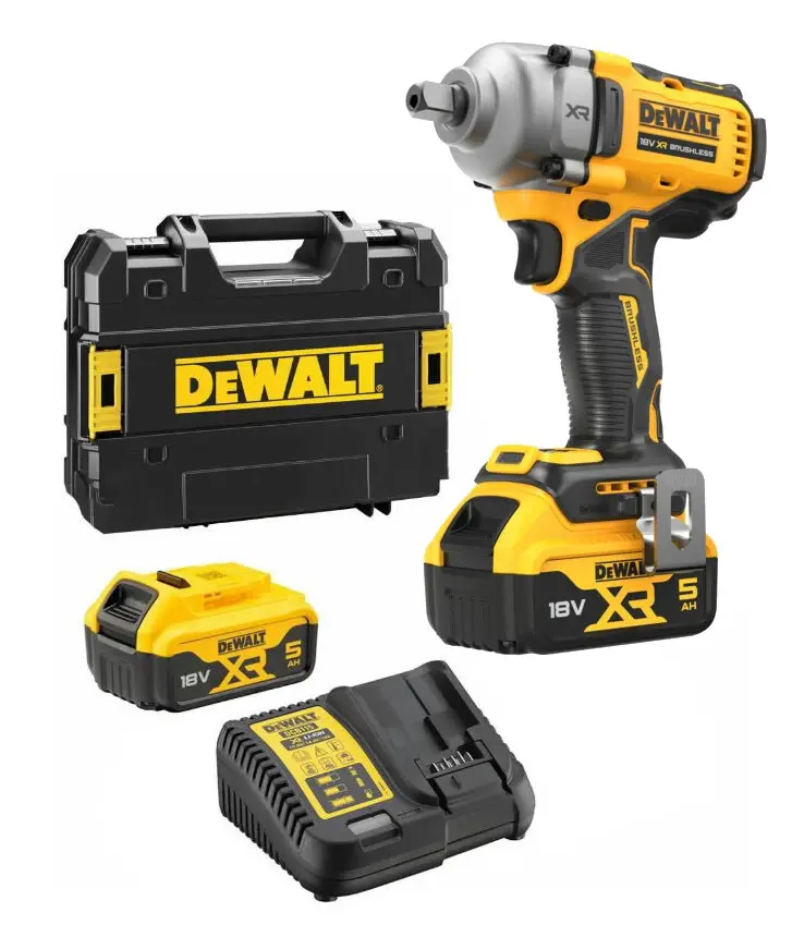DeWALT DCF892P2T aku rázový bezuhlíkový utahovák 1/2" 18V XR LiIon 2x 5Ah