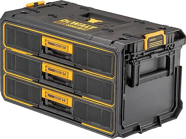 DeWALT - Kufr na nářadí Tough System 2.0, 3 šuplíky DWST08330-1
