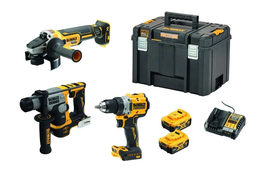 DeWALT - 7dílná sada AKU nářadí, baterií a nabíječky DCK355P2T