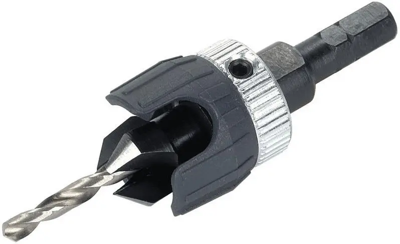 WOLFCRAFT 2544000 předvrták a záhlubník stopka šestihran průměr 3,2-12 mm