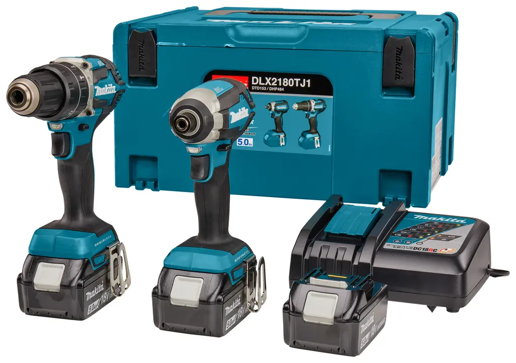 MAKITA DLX2180TJ1 aku sada DHP484+DTD153 Li-ion LXT 18V/5,0Ah