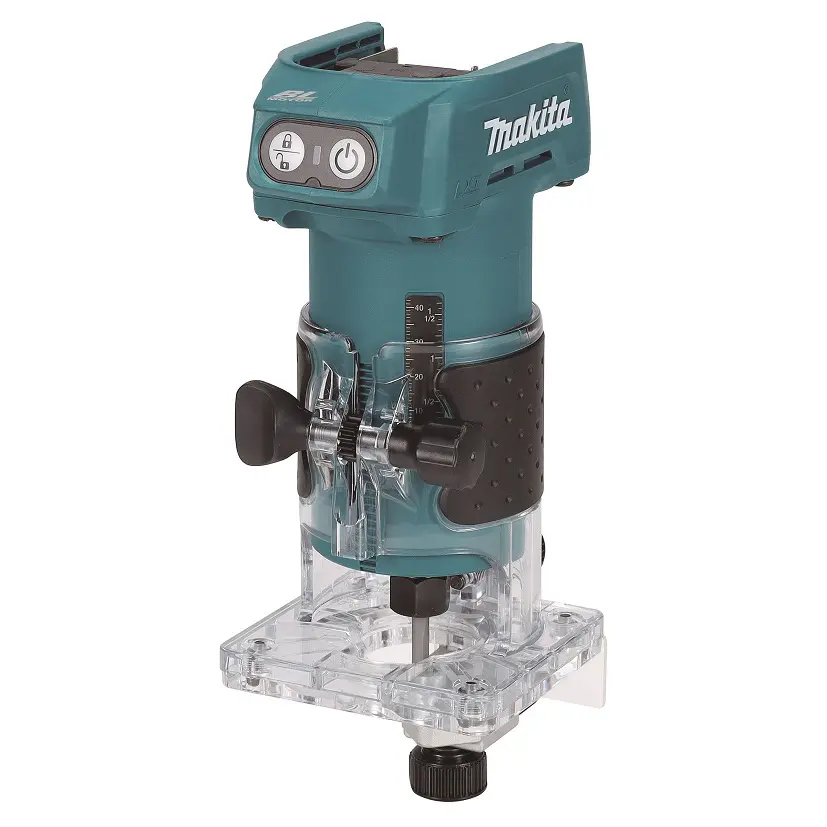 Makita - 18V AKU horní frézka, bez baterie a nabíječky DRT52Z