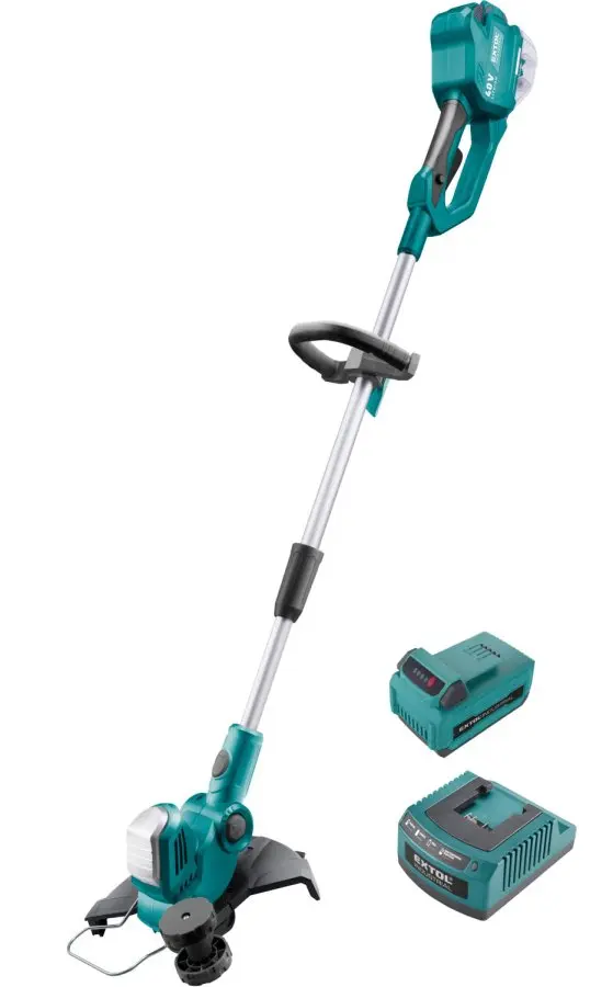 EXTOL INDUSTRIAL 8795614 sekačka strunová aku 40V LiIon 2,5Ah
