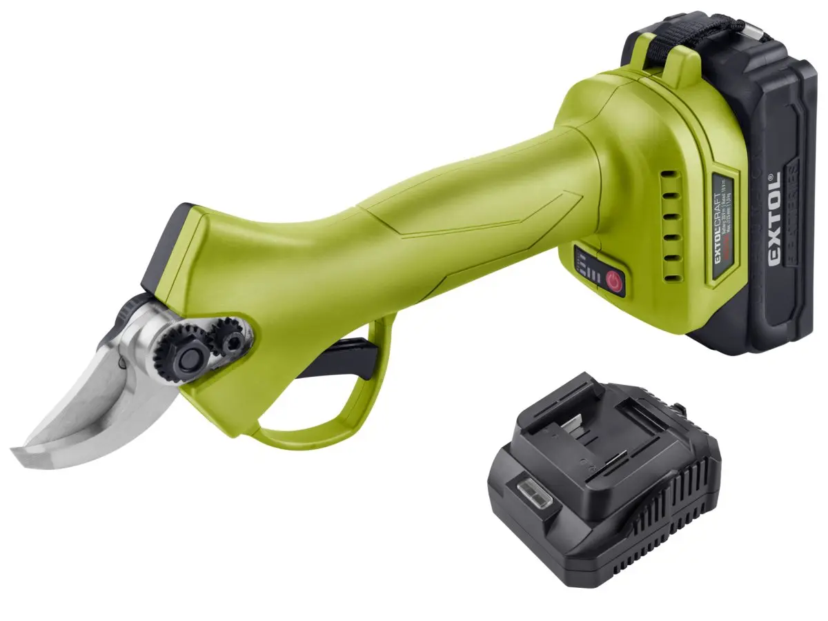EXTOL CRAFT 402456 zahradní aku nůžky na větve BRUSHLESS 20V LiIon 2Ah