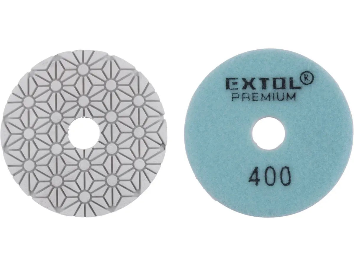EXTOL PREMIUM 8803096 kotouč diamantový leštící P400 na obklady 100mm suchý zip