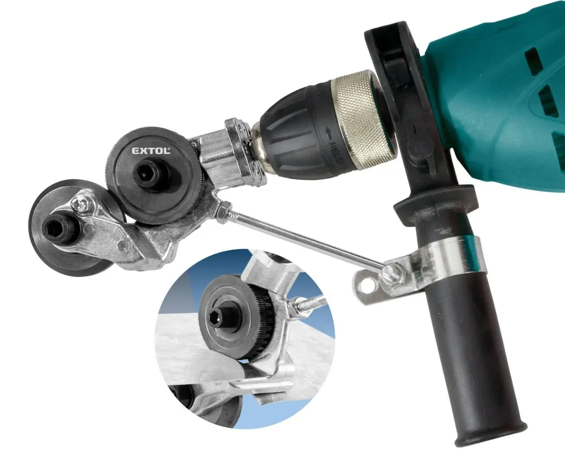 EXTOL CRAFT Nástavec na vrtačku k řezání plechu, do tl. max.1,2mm 913650