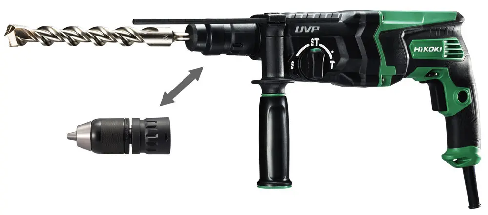 HiKOKI - Kombinované kladivo 850 W DH28PMY2WSZ