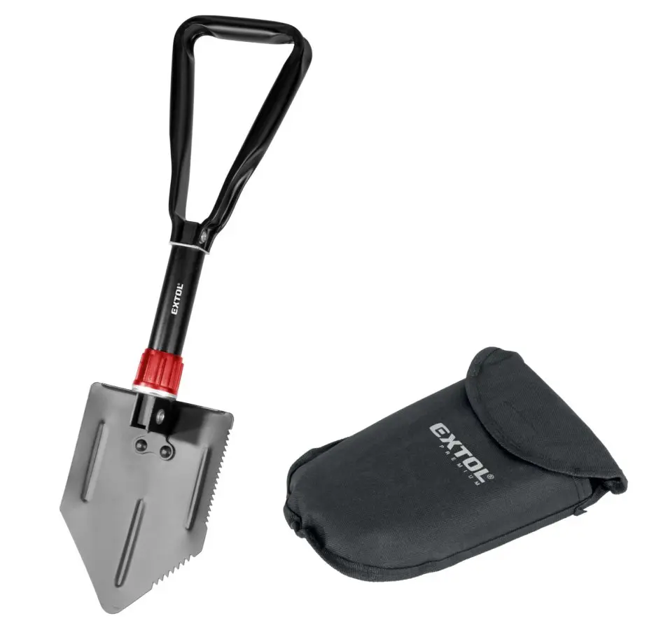 Lopatka-motyčka skládací 57cm šířka 15cm EXTOL PREMIUM 8877031