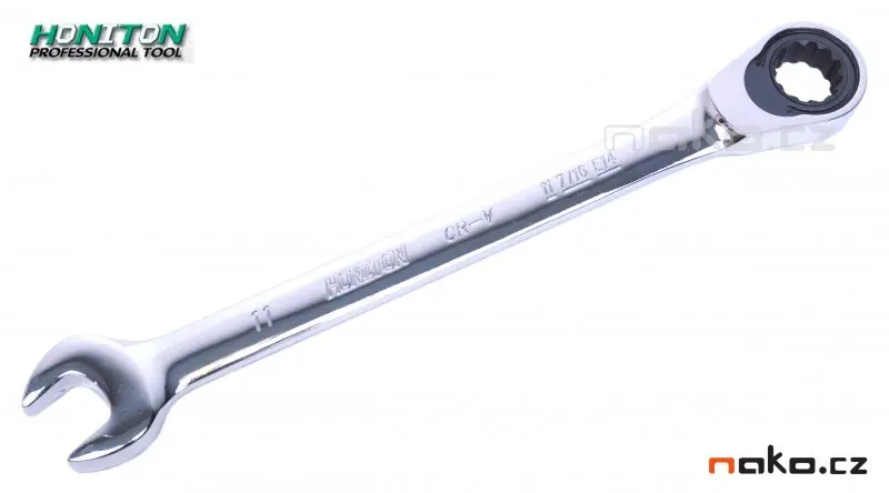 HONITON H3111 klíč ráčnový očkoplochý Honidriver 11mm, 7/16", E14
