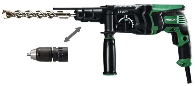 HiKOKI - Kombinované kladivo 850 W DH28PMY2WSZ
