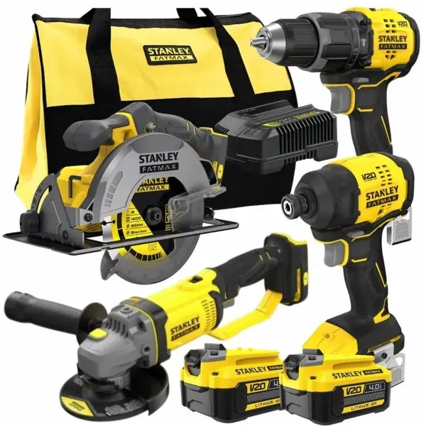 STANLEY FATMAX SFMCK459M2S combo sada aku nářadí 18V LiIon 2x4Ah V20 v brašně