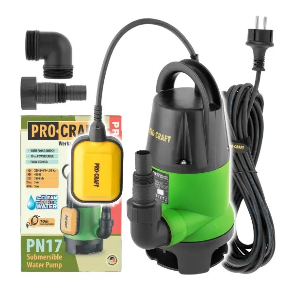 Čerpadlo ponorné PROCRAFT PN17