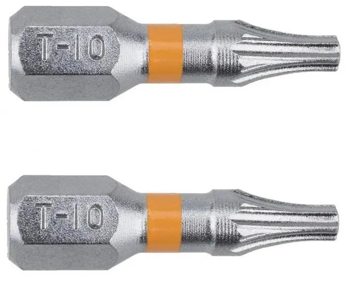 NAREX bit TORX T-10 25mm, Super Lock S2/Cr - 2ks