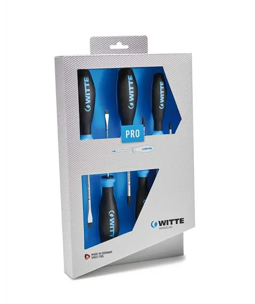 WITTE PROTOP II  sada šroubováků 6ks kart. PH+PZ+PL 670030