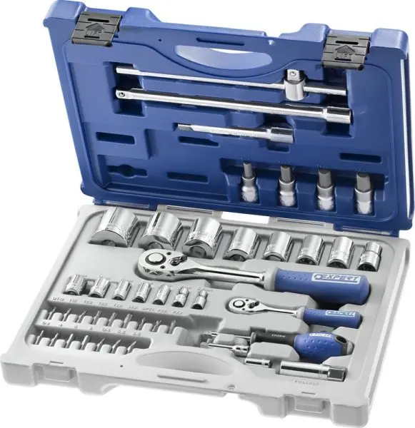 EXPERT E034855 gola sada 1/4"+1/2" - 35dílů