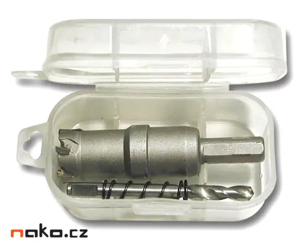 XTline P11518 korunka 18mm vykružovací na ocel, vidiová se středícím vrtákem