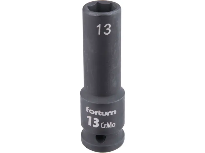 FORTUM 4703213 hlavice 1/2" nástrčná 13mm úderová průmyslová 78mm prodloužená CrMoV