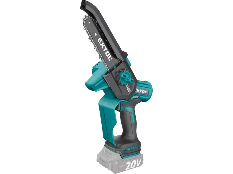 Pila řetězová aku jednoruční SHARE20V, 13cm, BRUSHLESS, bez baterie a nabíječky, EXTOL INDUSTRIAL 8791923