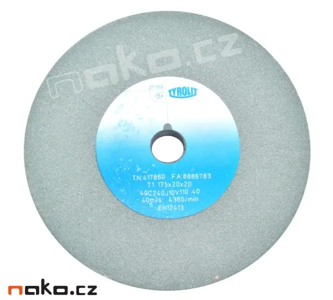 TYROLIT kotouč brusný 175x20x20mm 49C240J10V40