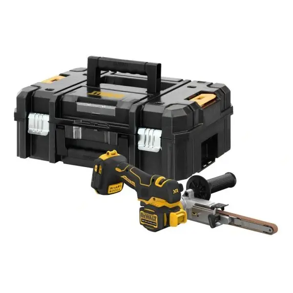 DeWALT DCM200NT aku pásový pilník 18V LiIon XR bezuhlíkový, kufr TSTAK