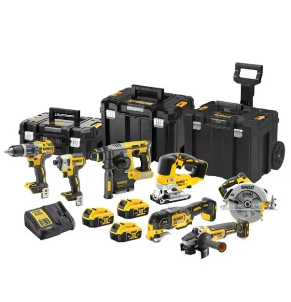 DeWALT - 14dílná sada AKU nářadí, baterií a nabíječky DCK755P3T