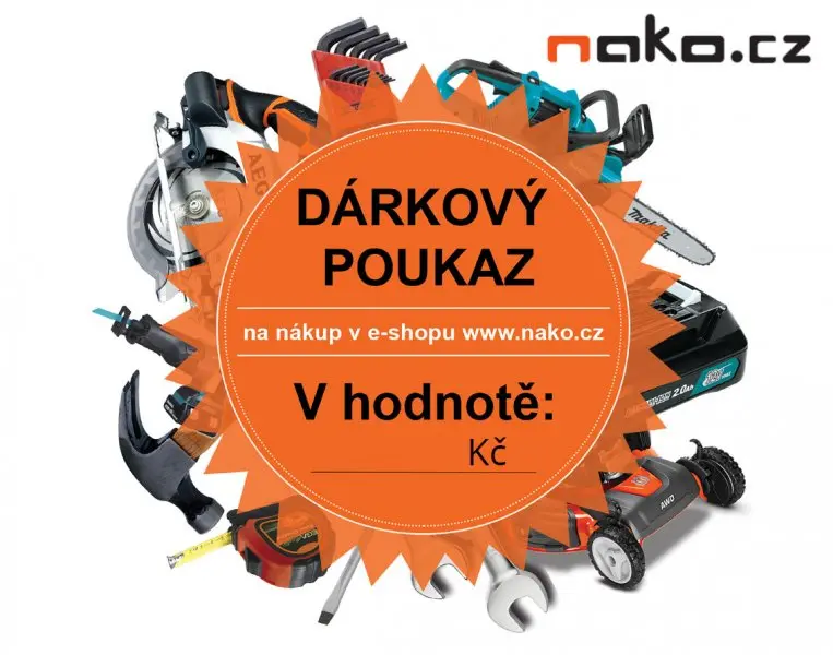 DÁRKOVÝ POUKAZ v hodnotě násobků 100 Kč