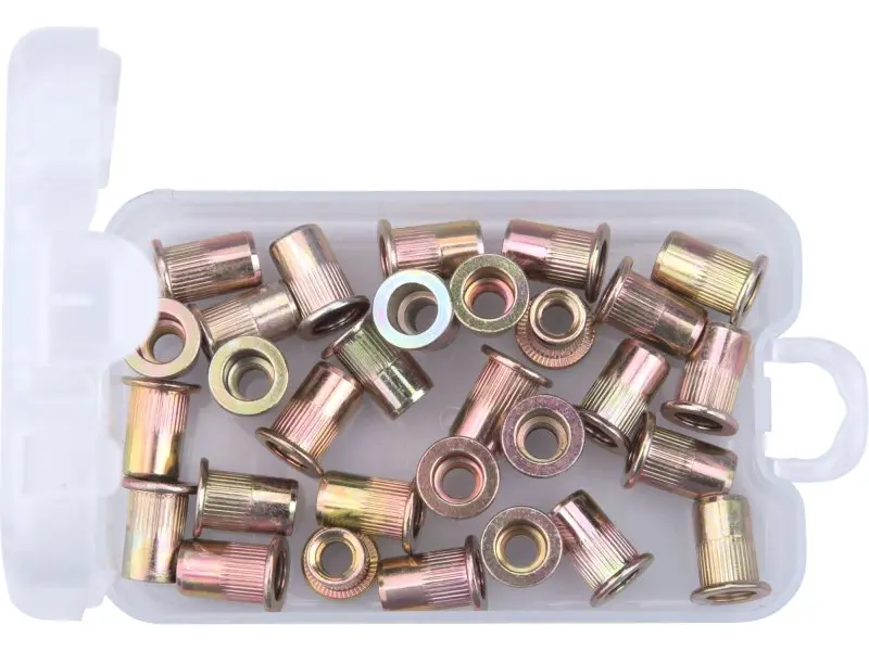 Matice nýtovací ocelové, sada 30ks, M6x14mm Fortum 4770686