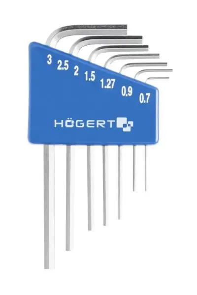 Sada přesných šestihranných klíčů HOGERT HT1W800