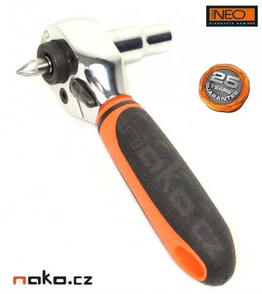 NEO TOOLS 08-501 ráčna 1/4" na bity a hlavice