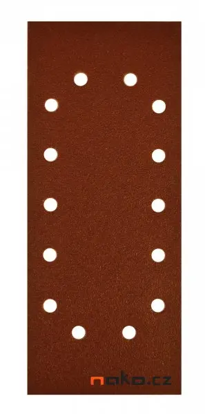 METABO smirkový výsek 115x280mm P40 děrovaný, 10ks, 6.24491