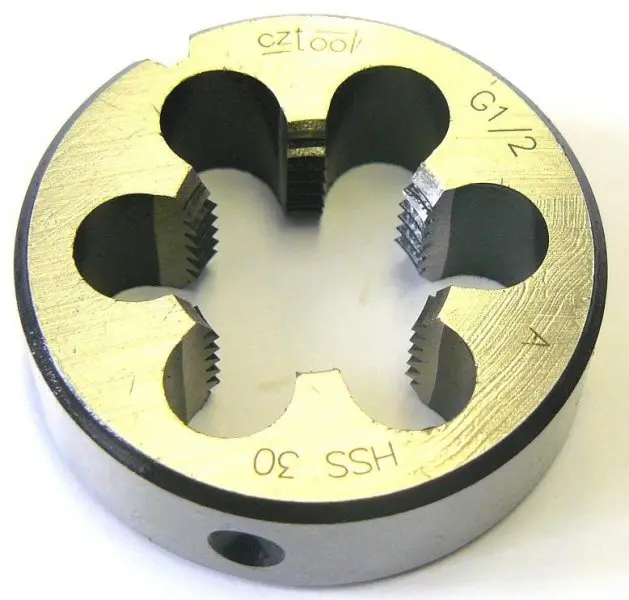 BUČOVICE TOOLS Závitová kruhová čelist 223212 HSS G3/8" /242 380/