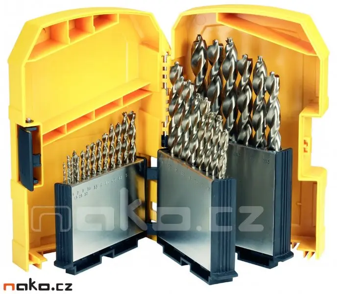 DeWALT - 29 dílná sada vrtáků do kovu Extreme 2 HSS-G DT7926